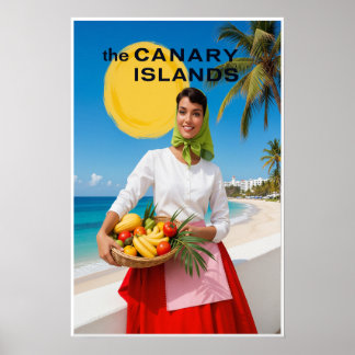 Poster Cartaz das Ilhas Canárias 