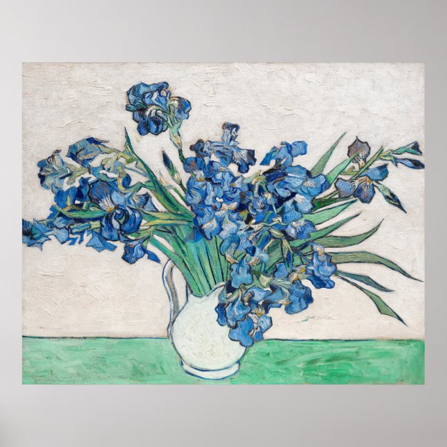 Poster Cartaz das Íris de Van Gogh (Frente)