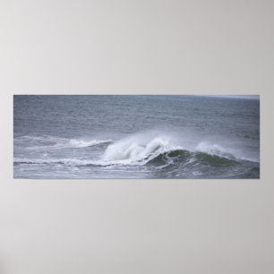 Poster Cartaz das Ondas do Oceano de Rhode Island