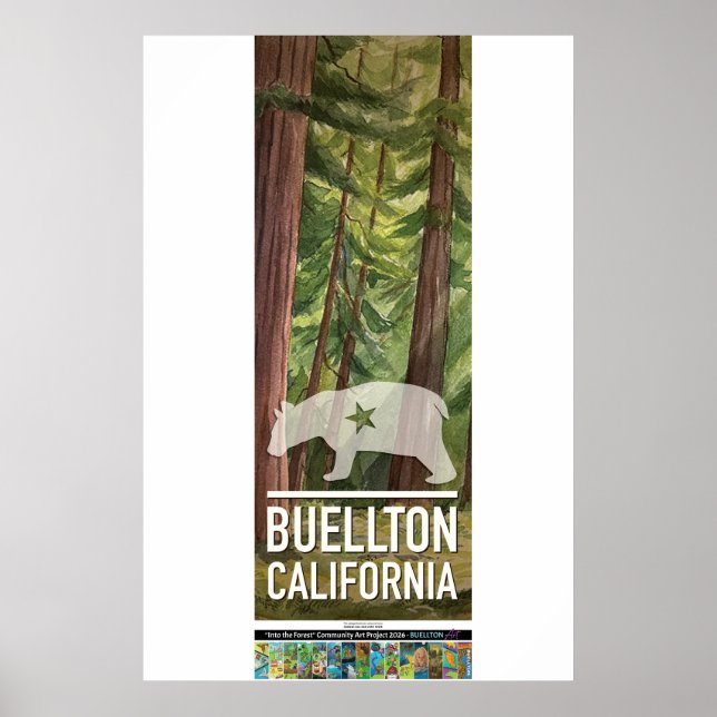 Poster Cartaz de 2026 - Árvores da Floresta (Frente)