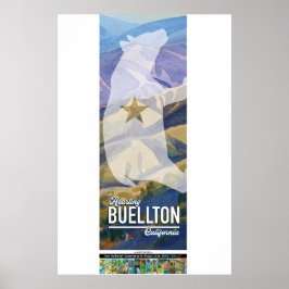 Poster Cartaz de 2026 - Montanhas da Califórnia