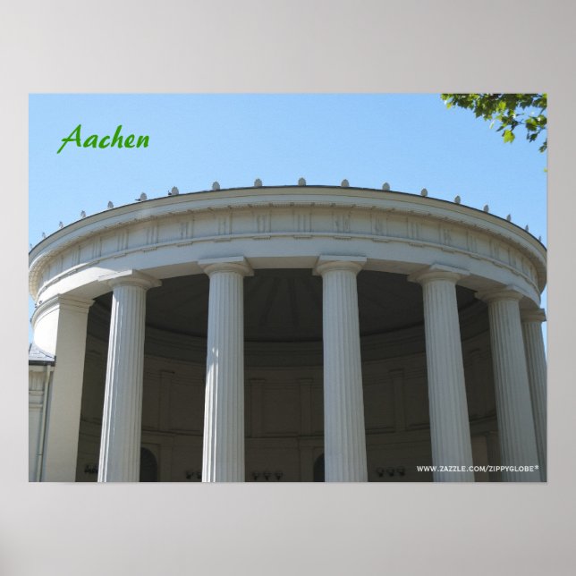 Poster Cartaz de Aachen (Frente)