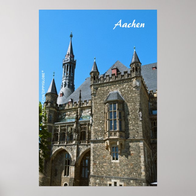 Póster Cartaz de Aachen (Frente)