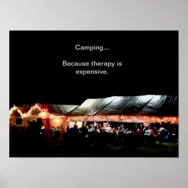 Poster Cartaz de Acampamento... (Frente)
