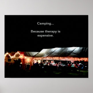 Poster Cartaz de Acampamento