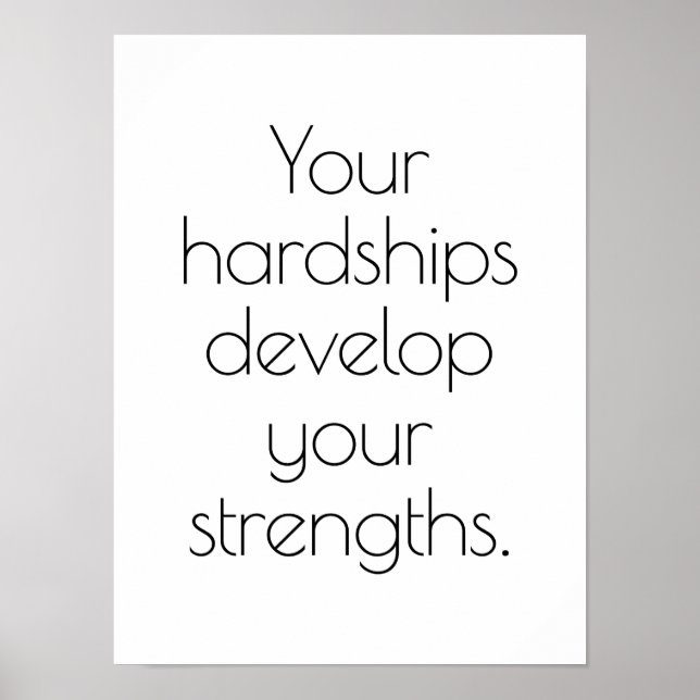 Poster Cartaz de Adversidades (Frente)