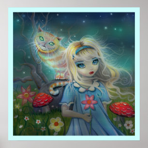 Póster Cartaz de Alice no País das Maravilhas