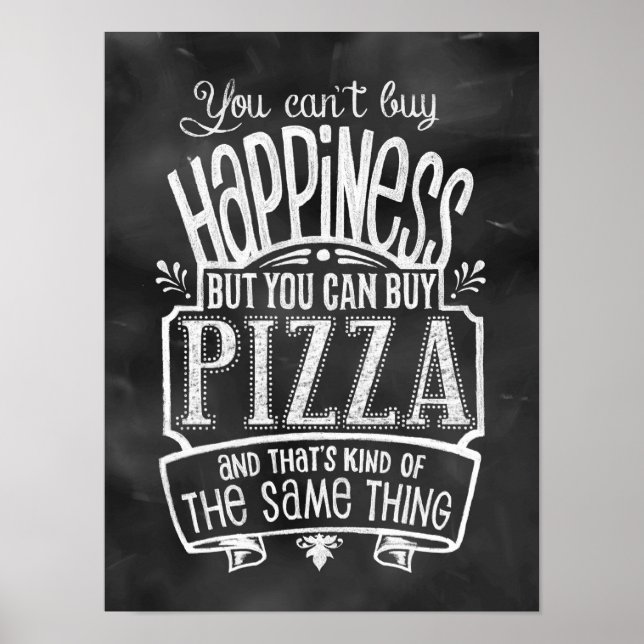 Poster Cartaz de Amante de Pizza (Frente)