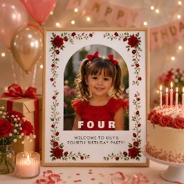Poster Cartaz de Aniversário de Princesa