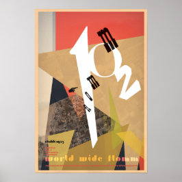 Poster Cartaz de Aniversário FLOMM102