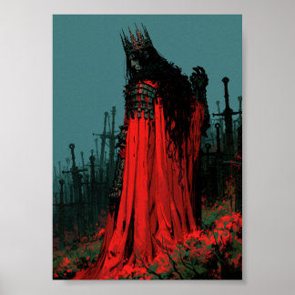 Poster Cartaz de Anjo Caído de Fantasia Sombria
