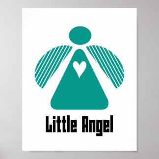 Póster Cartaz de Anjo Pequeno (tamanho de moldura padrão)