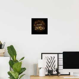 Poster cartaz de ano novo ouro preto 2026