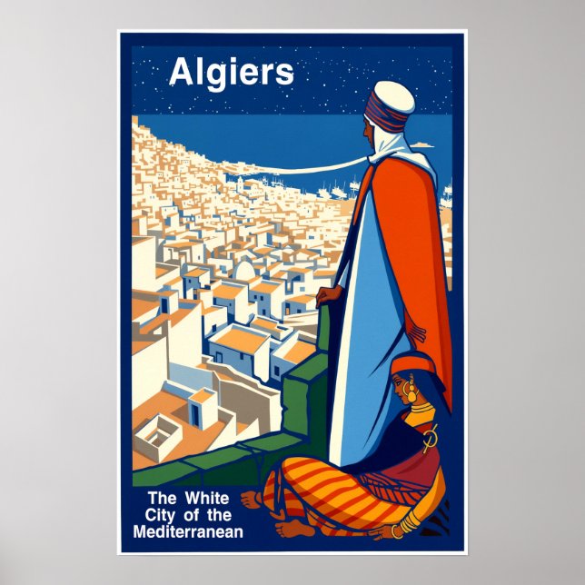 Poster cartaz de Argel (Frente)