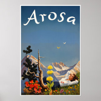 Poster cartaz de Arosa, Suíça