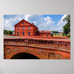 Poster Cartaz de Arquitetura Belarus Беларусь Orsha Орша