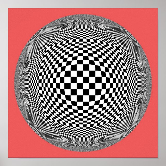 Póster Cartaz de Arte Abstrata Personalizada (Frente)