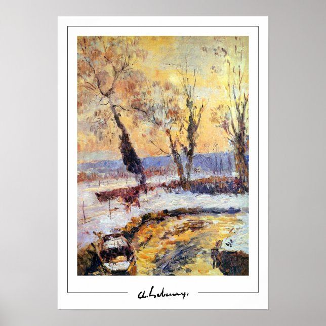 Poster Cartaz de Arte Albert Lebourg Zedign #3 (Frente)