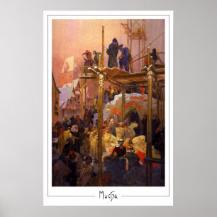 Poster Cartaz de Arte Alphonse Mucha Zedign #187