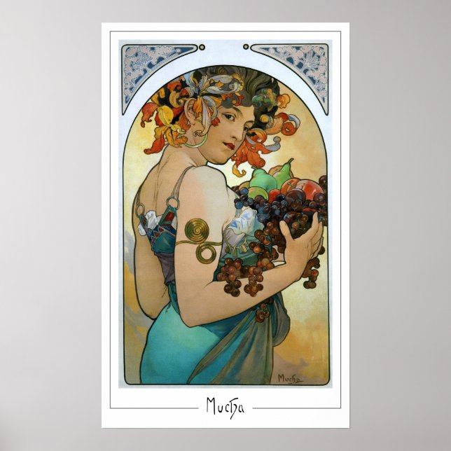 Poster Cartaz de Arte Alphonse Mucha Zedign #220 (Frente)