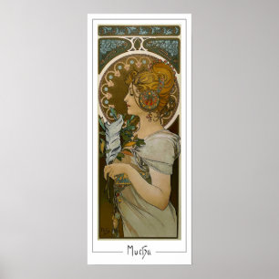 Poster Cartaz de Arte Alphonse Mucha Zedign #260