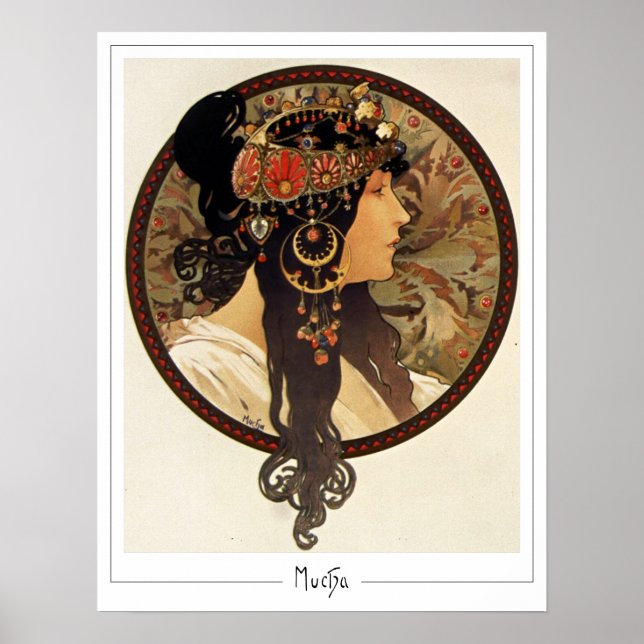 Poster Cartaz de Arte Alphonse Mucha Zedign #401 (Frente)