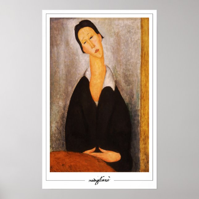 Poster Cartaz de Arte Amedeo Modigliani Zedign #200 (Frente)