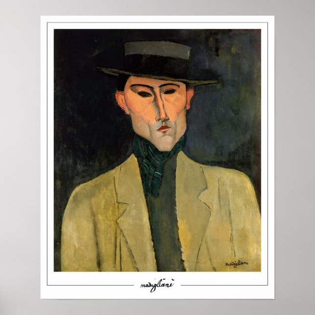 Poster Cartaz de Arte Amedeo Modigliani Zedign #273 (Frente)