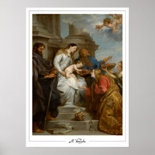 Poster Cartaz de Arte Anthony van Dyck Zedign #199