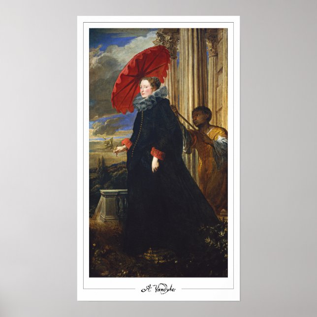 Poster Cartaz de Arte Anthony van Dyck Zedign #308 (Frente)