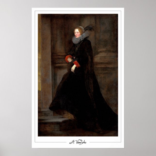 Poster Cartaz de Arte Anthony van Dyck Zedign #44 (Frente)