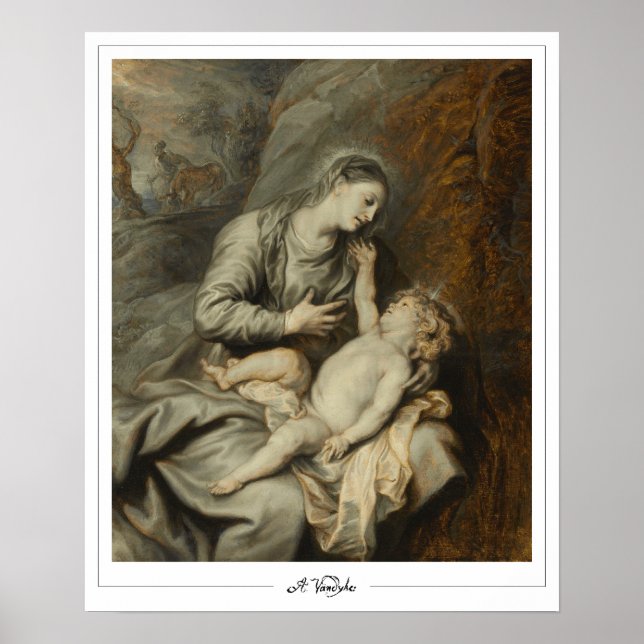 Poster Cartaz de Arte Anthony van Dyck Zedign #849 (Frente)