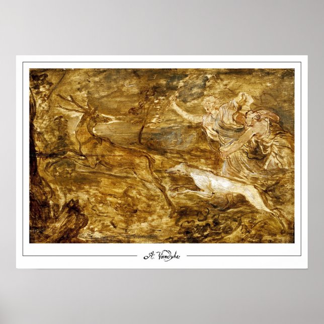 Poster Cartaz de Arte Anthony van Dyck Zedign #877 (Frente)
