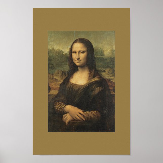 Poster Cartaz de Arte Antiga Monalisa (Frente)