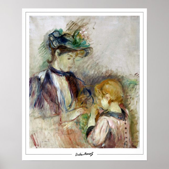 Poster Cartaz de Arte Berthe Morisot Zedign #254 (Frente)