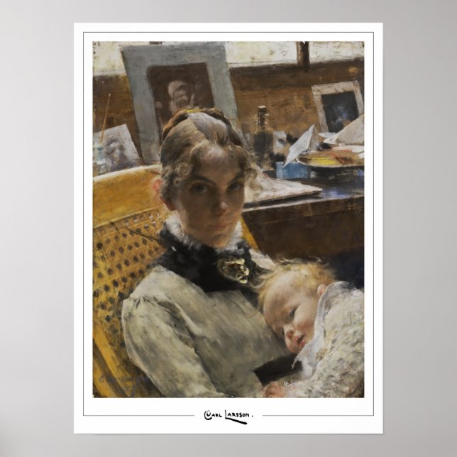 Poster Cartaz de Arte Carl Larsson Zedign #265 (Frente)