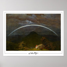 Poster Cartaz de Arte Caspar David Friedrich Zedign #46