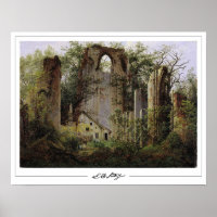 Cartaz de Arte Caspar David Friedrich Zedign #93
