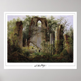 Poster Cartaz de Arte Caspar David Friedrich Zedign #93