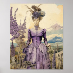 Poster Cartaz de Arte Celestial Mística   Boho Witchy 