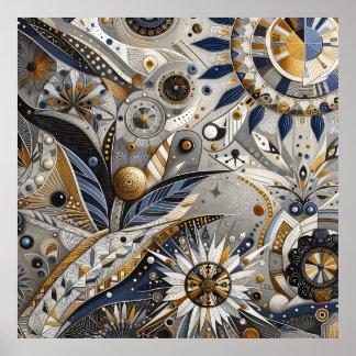 Poster Cartaz de arte contemporânea