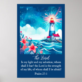 Poster Cartaz de Arte Cristã para Parede Farol