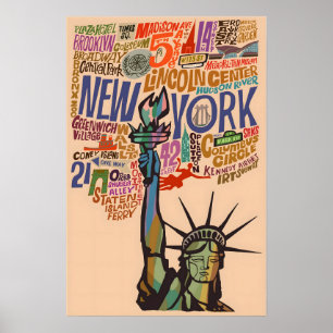 Poster Cartaz de Arte da Cidade de Nova York