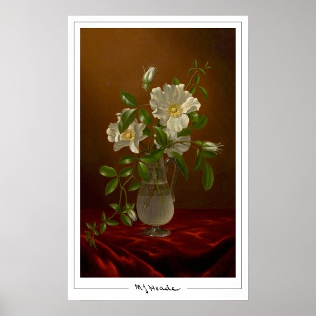Poster Cartaz de Arte da Zedign Martin Johnson Heade #5 (Frente)