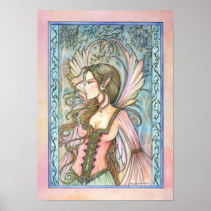 Póster Cartaz de Arte de Fantasia de Fadas de Molly Harri