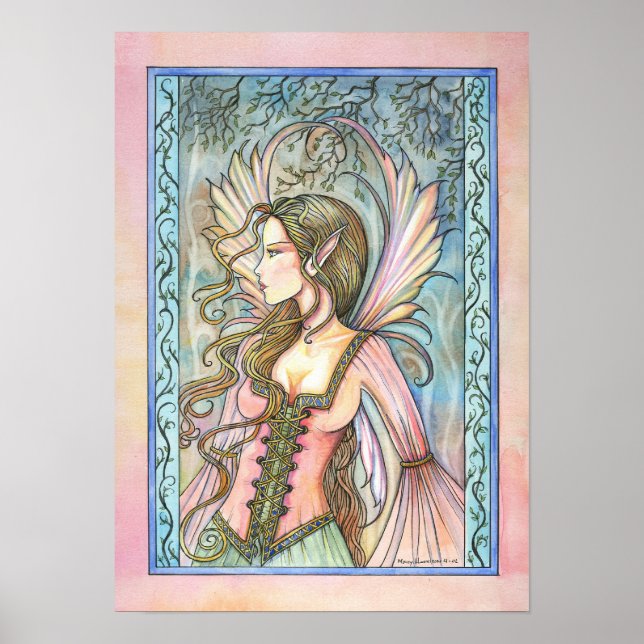 Póster Cartaz de Arte de Fantasia de Fadas de Molly Harri (Frente)