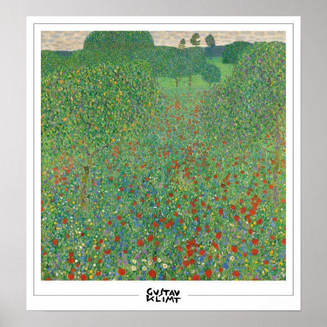 Poster Cartaz de Arte de Gustav Klimt Zedign #3 (Frente)