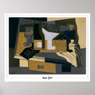 Poster Cartaz de Arte de Juan Gris Zedign #185