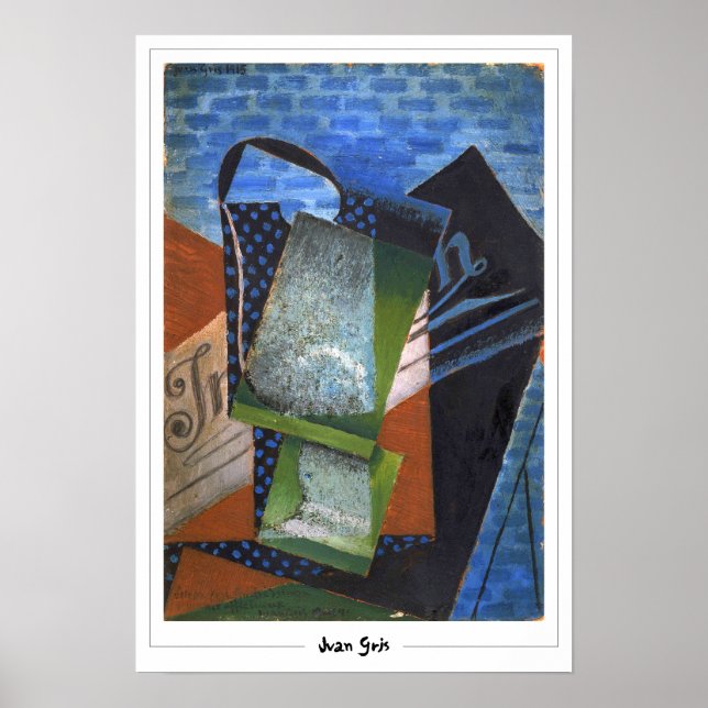 Poster Cartaz de Arte de Juan Gris Zedign #272 (Frente)