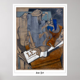 Poster Cartaz de Arte de Juan Gris Zedign #284